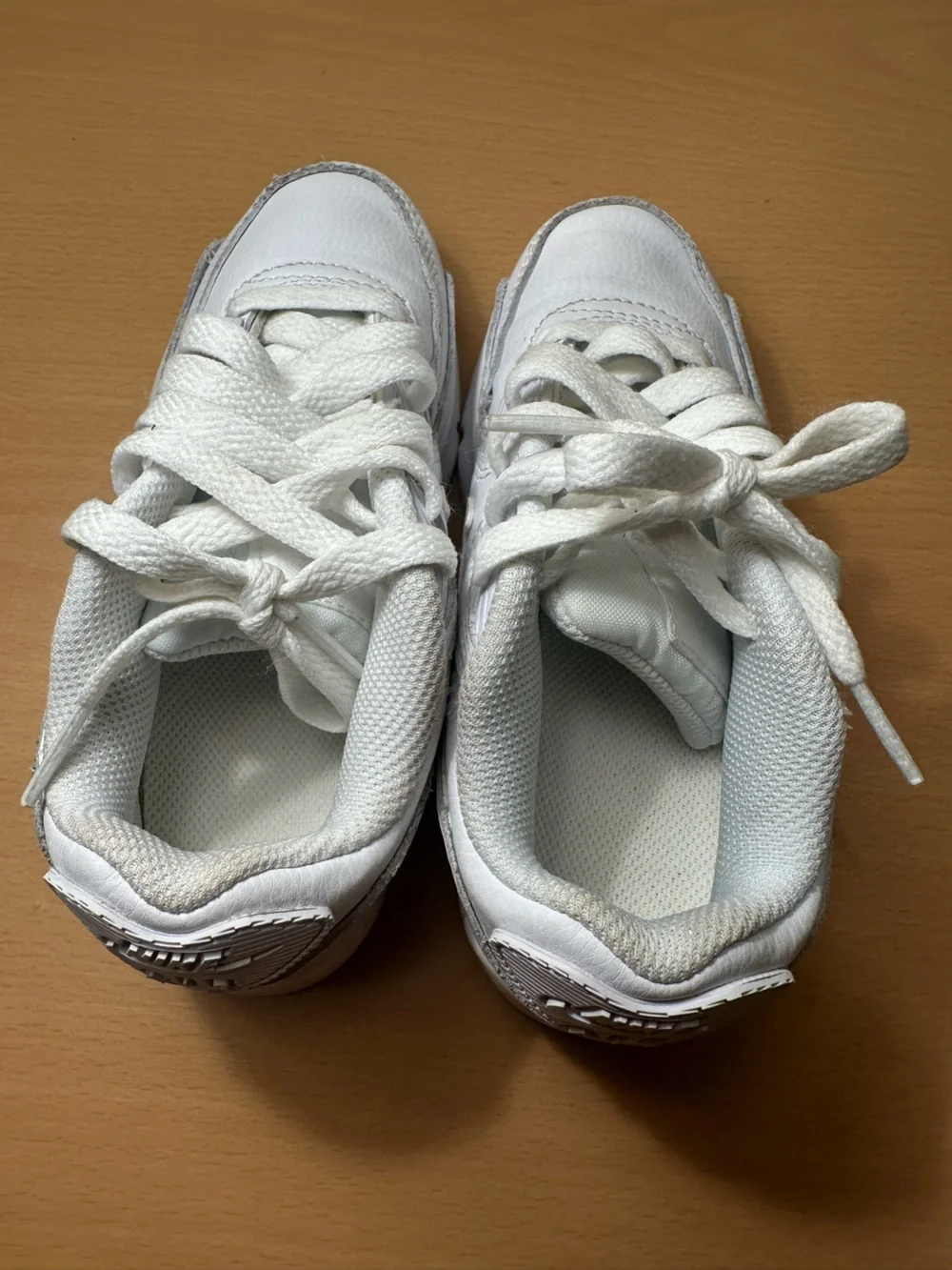 Nike Air Max 90 Triple White Unisex Kids Shoes Size 12.5C